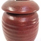 Red Piet Knepper For Mobach Vase, Modernist Dutch, Utrecht thumbnail 9