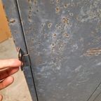 Vintage Kledingkast Kast 2 Deurs Lockerkast thumbnail 15