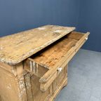 Sleetse Brocante Beige Commode Kast thumbnail 16