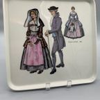 Vintage Villeroy & Boch Taartschaal Klederdracht thumbnail 3