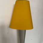 Jaren 90 Ikea Bedlamp / Tafellamp Met Geel Glazen Kapje thumbnail 3