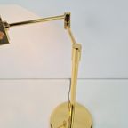 Regency Egoluce Tafellamp Messing Verstelbaar Brass Italy 70 thumbnail 11