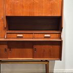 Vintage Retro Teak Midcentury Highboard Wandkast thumbnail 3