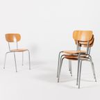 1960’S Set Of 4 Danish Old School Chairs thumbnail 8