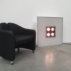 Vintage Eugenio Gerli Tecno "142" Fauteuils, Jaren 60, Italië Mobiel thumbnail 3