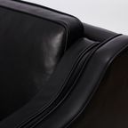 Leather Sofa Produced By Hurup Møbelfabrik, Denmark 1970s. thumbnail 11