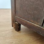 Vintage Antiek Landelijk Frans Dressoir Commode Ladekast 809 thumbnail 15