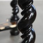 Prachtige En Sierlijke, Antieke 19e Eeuwse Hollandse Marqueterie Tafel thumbnail 15