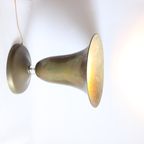 Large Brass Chalice Lamp, 1930s-1940s thumbnail 14