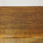 Landelijk, Brocante, Eiken Salontafeltje, Sidetable. 040601 thumbnail 11