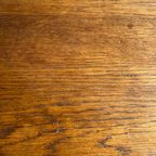Art Nouveau Tafel In Goede Staat Met Rijke Donker Bruine Patina. thumbnail 6
