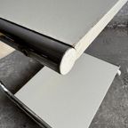 Jaren 80 Bijzet Tafel Met Magazine Houder. thumbnail 8
