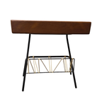 Vintage Bijzettafel Met Lectuurhouder thumbnail 7