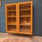 Vintage Eiken Vitrinekast, Deens Design thumbnail 2