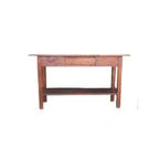 Robuuste Teak Houten Side Table Haltafel Landelijke Sidetable thumbnail 3