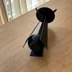 Vintage Brutalist Metal Candle Holder thumbnail 3