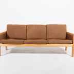 Mid-century Hans Wegner Sofa / Bank / 3 Zitsbank Model Ge55 By Getama thumbnail 3