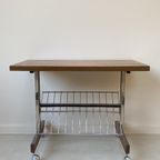 Houten Trolley Mer Rvs Details En Lectuur Gedeelte Onderin thumbnail 4