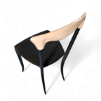 2 X Charme Dining Chair By Fasem Is A Slender, Yet Strong Masterpiece 1980s thumbnail 14