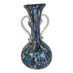Officine Di Murano 1295 - Millefiori Vase With Amphora Style Handles - Multicolored thumbnail 5