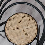 2X Vintage Postmodern Buisframe Stoel Met Webbing Zitting. thumbnail 19