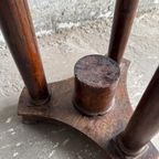 Antique Marble Top Pedestal Table thumbnail 2