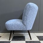 Blue Wool Cocktail Chair 1960S thumbnail 7