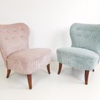 Artifort Clubfauteuil Fauteuiltje Lichtblauw Blauwe Rib thumbnail 8