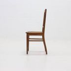 Amsterdam School Oak And Cane Chair 1920S thumbnail 4