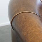 Charmante En Unieke Set Van 2 Schapenleren Clubfauteuils Met Een Comfortabele Zit thumbnail 14