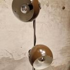 Vintage Vloerlamp Bruine Bollenlamp Bollamp Gepo , Herda ? thumbnail 2
