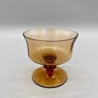 Set Coupe Glazen Amber Kristal 2 Stuks thumbnail 6