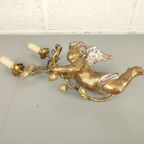 Antieke Wandlamp Met Cherubijn thumbnail 3