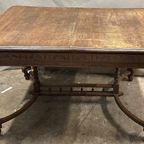 Henri Ii Solid Walnut Dining Table thumbnail 15