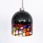 Vintage Murano Hanglamp Leucos Massari Italiaans Design thumbnail 9