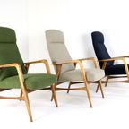 Vintage Fauteuil Herenmodel' Duivendrecht New Upholstery | 2 Stuks Op Voorraad thumbnail 5