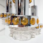 Massive Cascade Kroonluchter Met 4 Lichtpunten, 1970's thumbnail 8