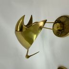 Large Mid Century Design Brass Birds , 1970’S thumbnail 13