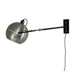 Dijkstra - Space Age Design Wall Pendant - Aluminium Globe On A Swiveling, Telescopic Arm thumbnail 3