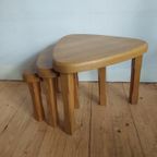 Vintage Brutalist Nesting Tables thumbnail 5