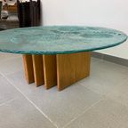 Mid-Century Glass Coffee Table, 1970’S thumbnail 6