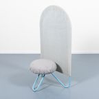 1980’s Rare Italian Design High Back Chair / Stoel From Bonaldo thumbnail 9