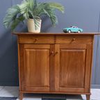 Teak Hallway Cabinet 2 Doors 2 Drawers 1980S. thumbnail 3