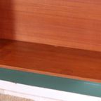 Vintage Scandinavische Teakhouten Wandkast thumbnail 7