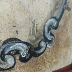 Antieke Geschilderde Franse Vitrinekast thumbnail 9