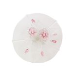 Vintage Glazen Taartstandaard Taart Plateau Bloemen Mikasa Calypso thumbnail 7