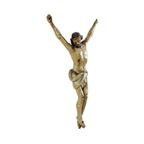 Corpus Hout Polychroom Antiek Christi 18de Eeuw Sculptuur Beeld 33cm thumbnail 4