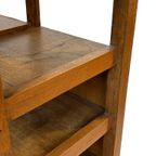 Art Deco Wandkast Vakkenkast Jaren 30 Eiken Open Kast thumbnail 7