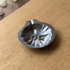 Vintage Rare Stainless Steel Shell Ashtray thumbnail 2
