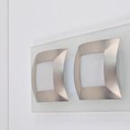 Vintage Wandlamp Vibia Design Postmodern ´80 Glas Metaal thumbnail 4